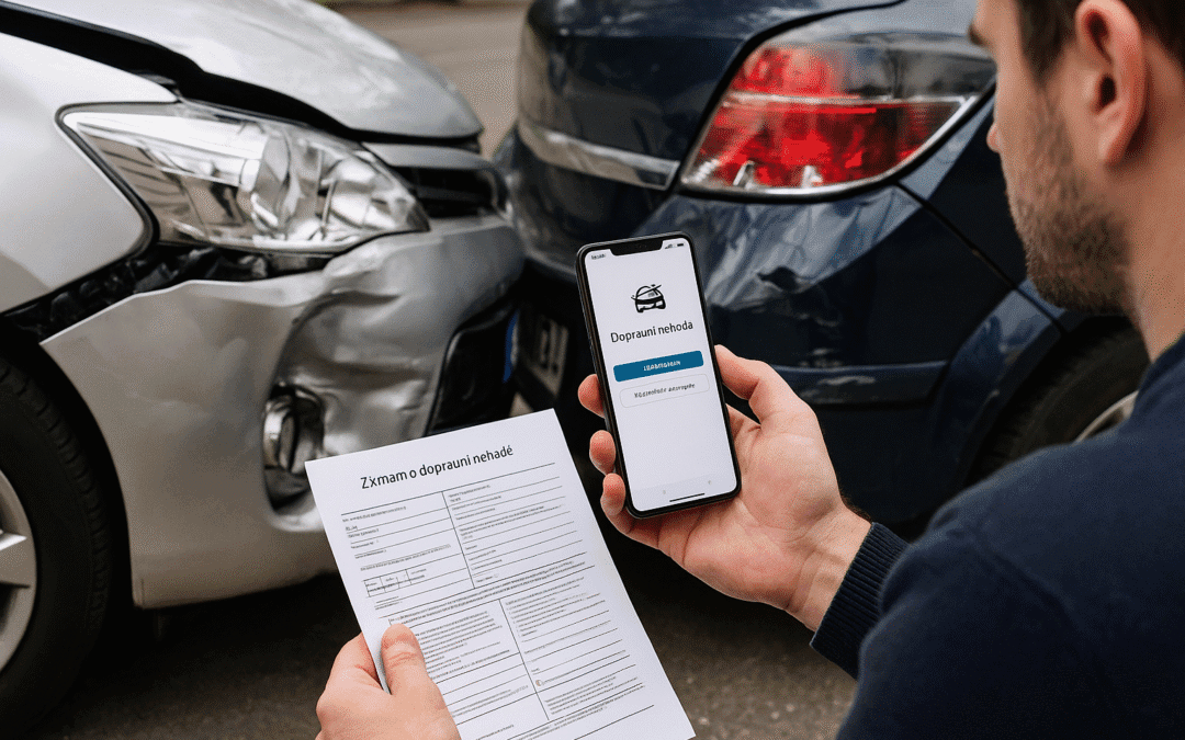 Bouračka.cz – kompletní návod, jak vyřešit dopravní nehodu online a bez papírů